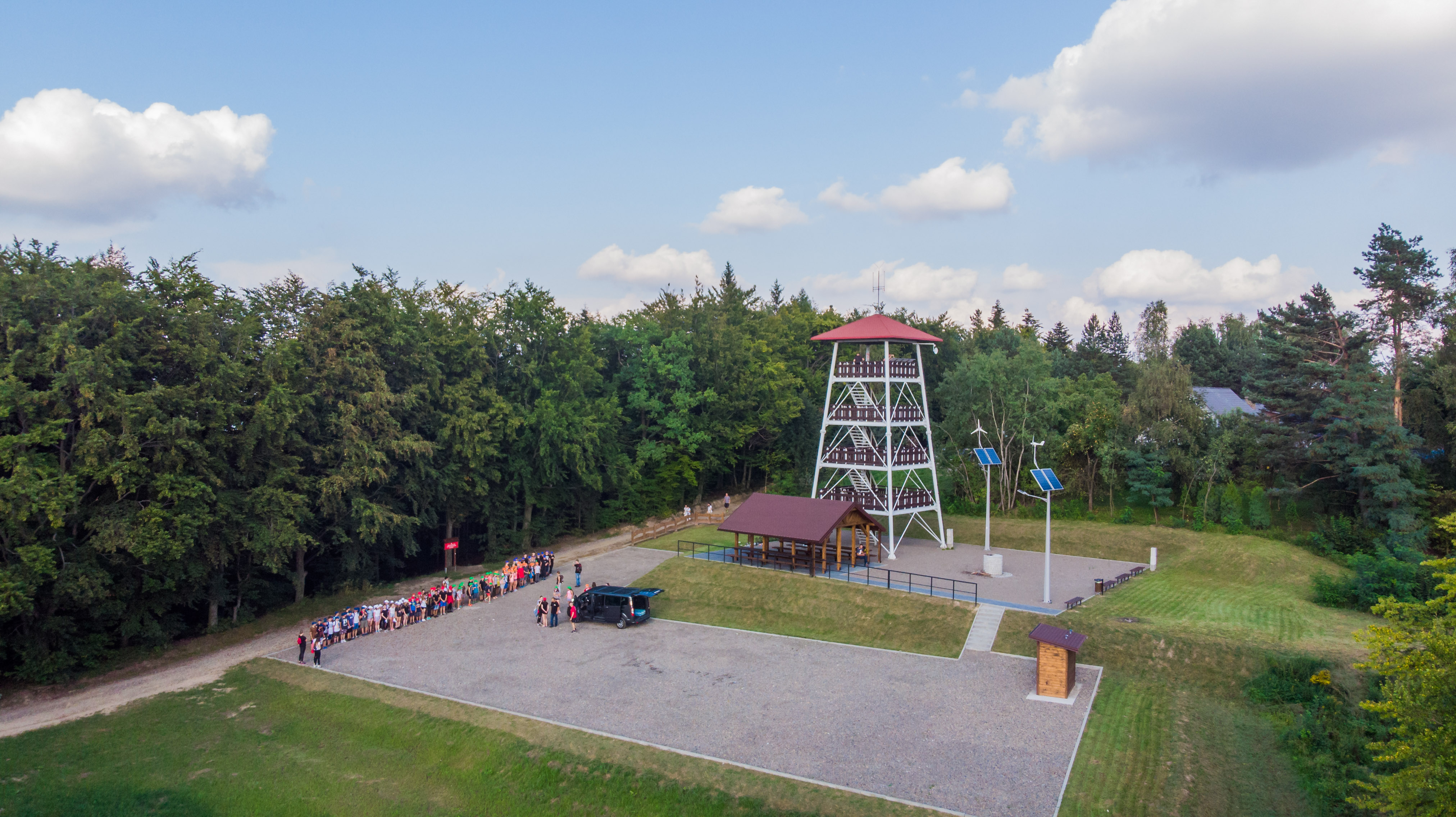 Inwestycje w otoczeniu wieży w Jodłówce Tuchowskiej
