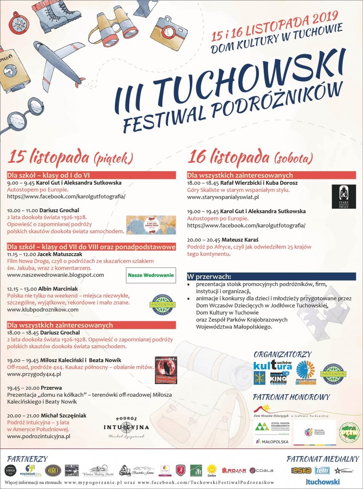 III Tuchowski Festiwal Podróżników