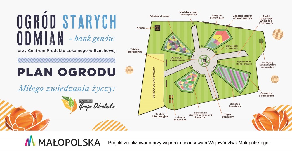 Bank genów starych odmian roślin w Rzuchowej