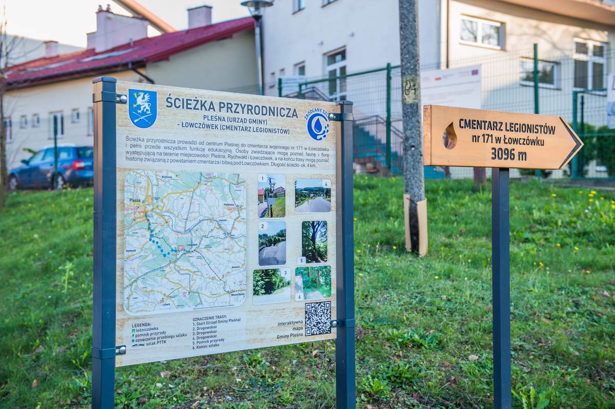 Ścieżka w Łowczówku o walorach przyrodniczych i historycznych