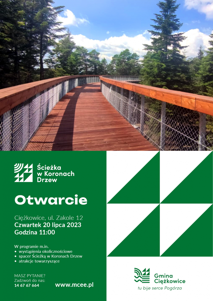 Otwarcie Ścieżki w Koronach Drzew - 20 lipca 2023