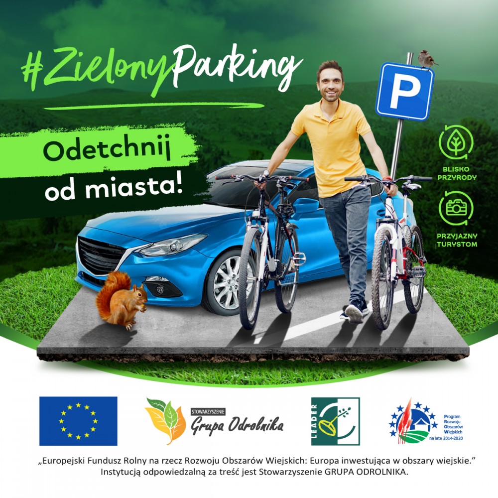 Zielony Parking w Dąbrówce Szczepanowskiej