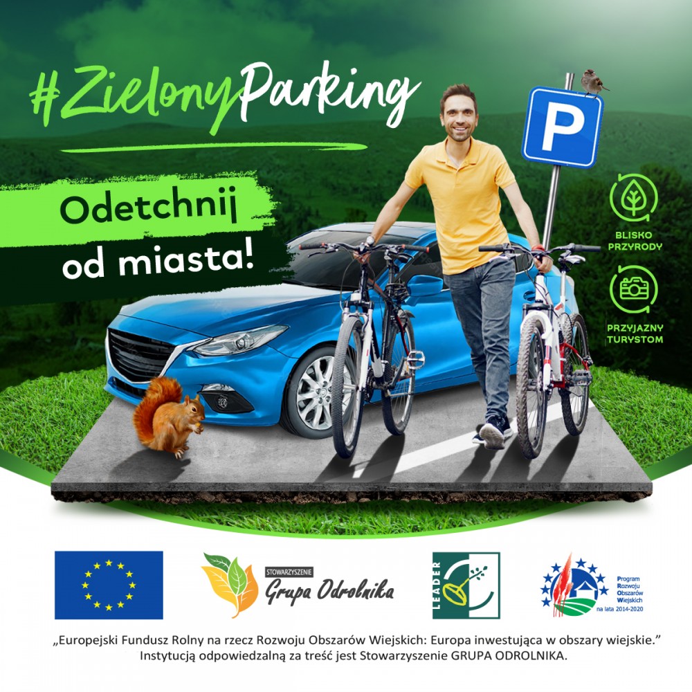 Zielony Parking w Dąbrówce Szczepanowskiej