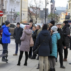 Przedstawiciele Polskiej oraz Małopolskiej Organizacji Turystycznej - spacer po Tarnowie